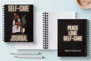 Glitzy Self-Care Journal
